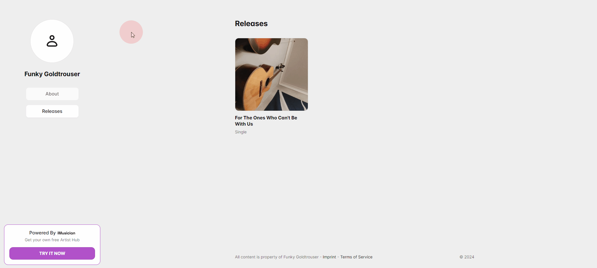 Release Page links